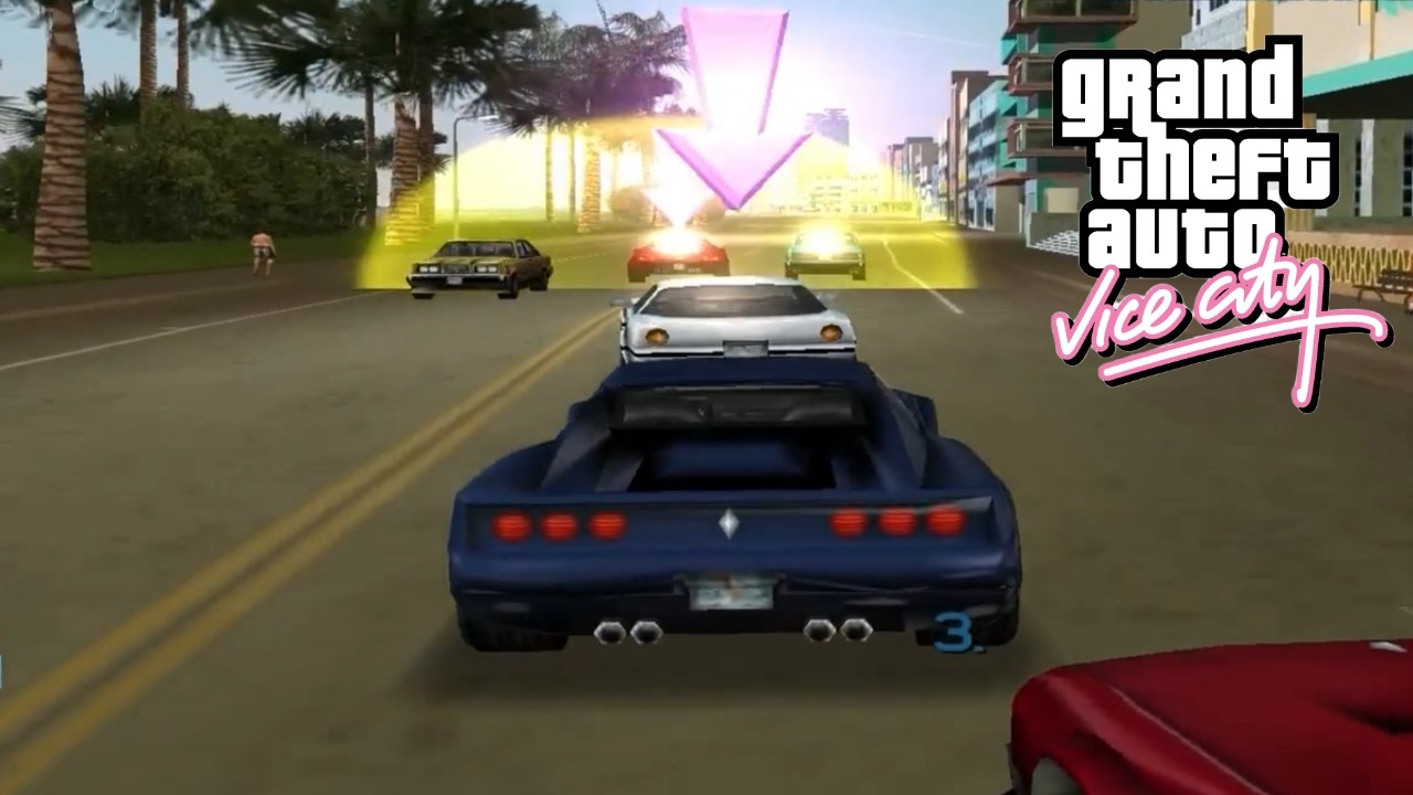Ocean Drive Vice Street Racer, Mission Complete 100 fares GTA Vice City