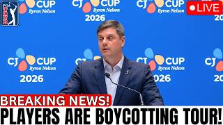 🚨 9 Stars PULL OUT of CJ Cup Byron Nelson & PGA Tour is in SERIOUS TROUBLE!