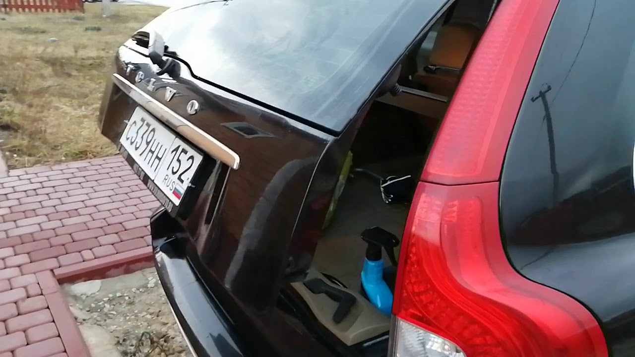 Заменил газовые пружины на Lesjofors