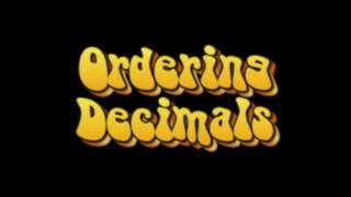 Ordering decimals SATS Year 5 and 6