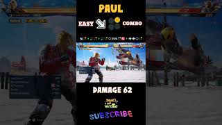 Paul combo guide tekken8 I Paul easy combo for beginners tekken8 I Tekken8 Paul Combo#Paul#Tekken8