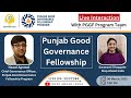 Live session with punjab good governance fellowship team  8 lakhyear  how to get selected