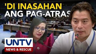 Pag-urong ng prosekusyon sa 3 Articles of Impeachment vs. VP Sara, hindi inasahan ng defense team