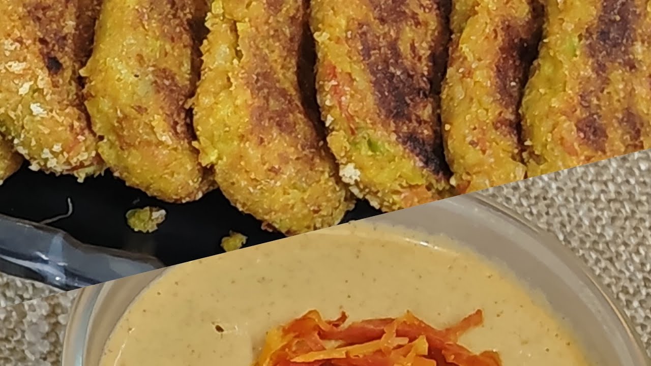 Healthy Protein Cutlet for Kid's Tiffin | 2 Tbsp Oil |  Serving with Chatakedar Chutney