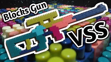 How to make a VSS toy gun with blocks