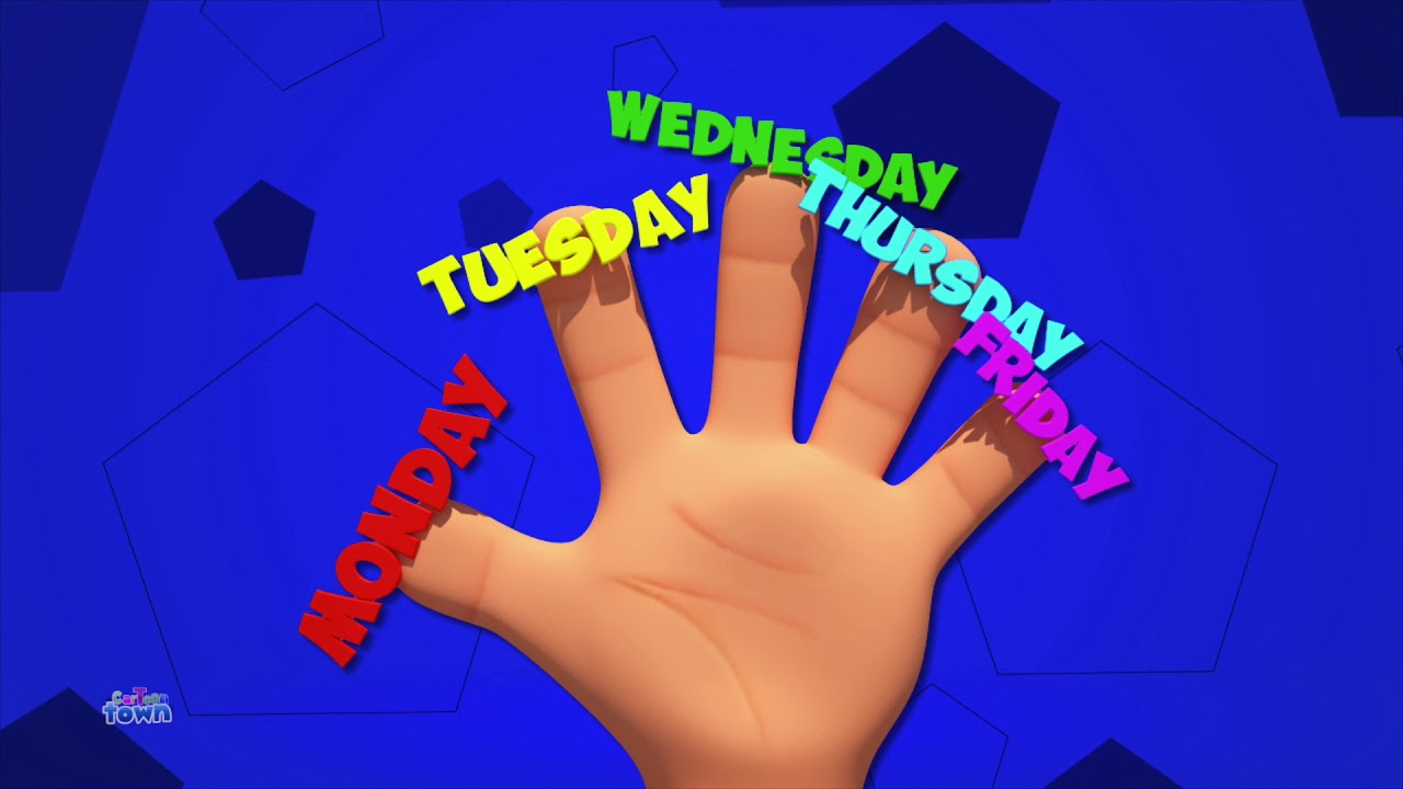Weekday Finger Family | Nursery Rhymes | Baby Songs For Children - YouTube