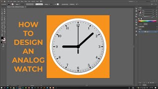 How to Draw a Clock in Adobe Illustrator, Adobe Illustrator Tutorial