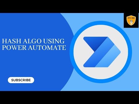 How to work with Hash Algorithm using Power Automate | Power Automate Tutorial