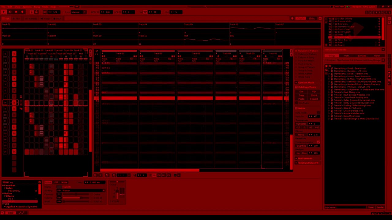 Renoise - Rojo (Arranged Cover, Originally a chiptune by Tobikomi)