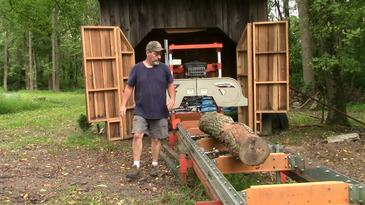 Norwood LumberMate LM29 Portable Band Sawmill. bearing replace YouTube