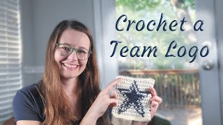 Crochet the Dallas Cowboys Logo