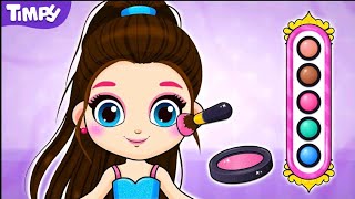 لعبة Timpy Princess للمكياج وتصميم الأزياء screenshot 1