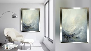 : Create a JAW-DROPPING Textured Painting with Joint Compound: DIY Textured Wall Art on Canvas (457)