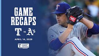 Rangers At Athletics Game Recap 4142026 Rangers Sports Network
