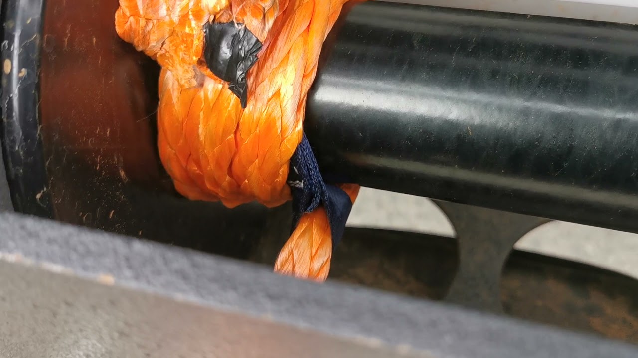 test winch gigglepin long twin motors 14 000 lbs on ARB bar hdj80 YouTube