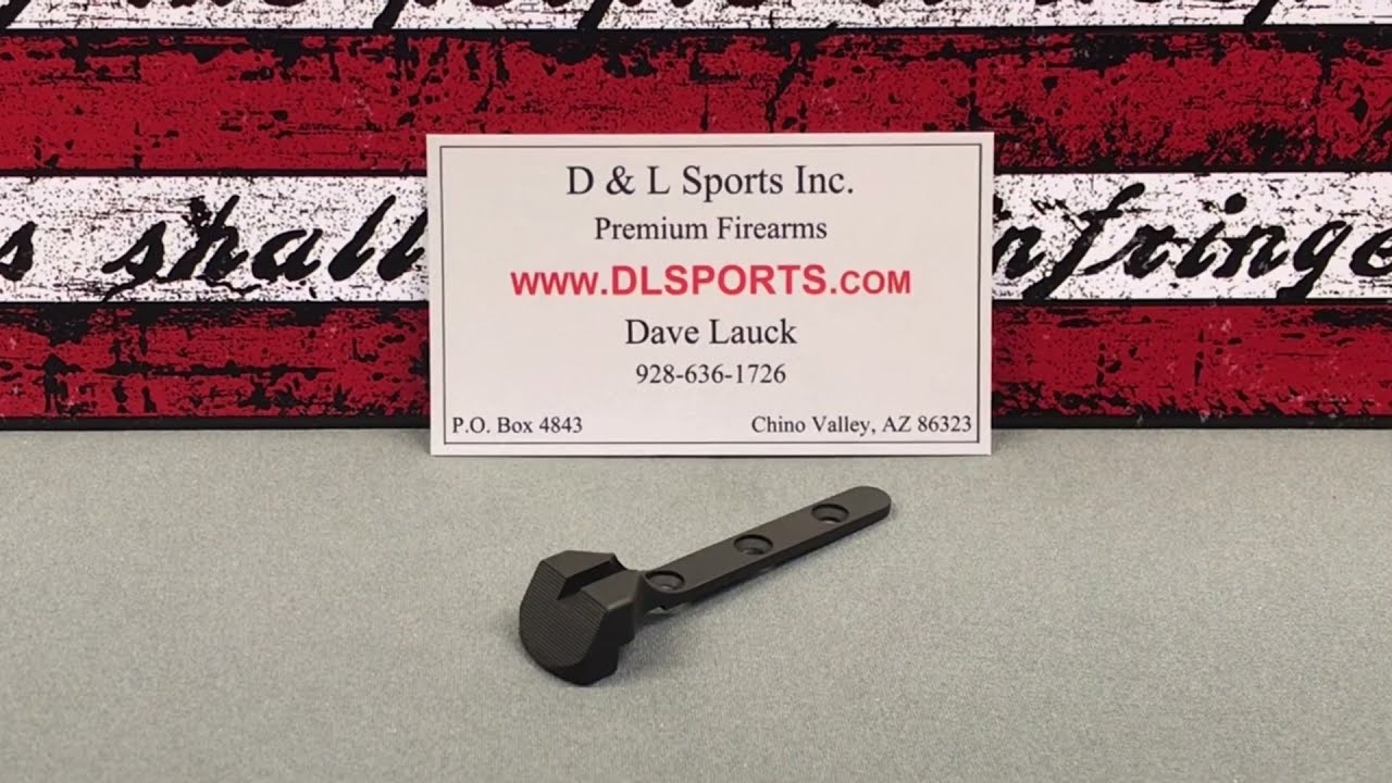D&L Sports Fixed Combat Rear Sight for our S&W 686 project Revolver