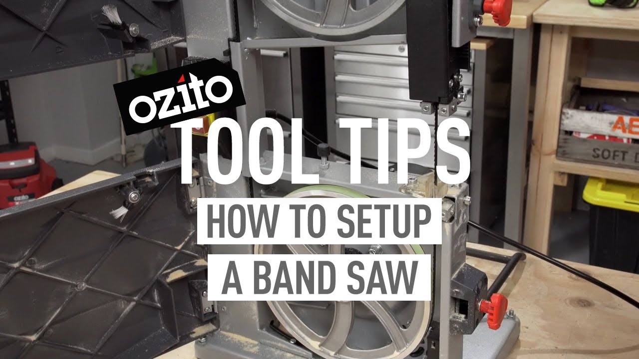 How to set up a Band Saw Ozito Tool Tips [BSW2581] YouTube