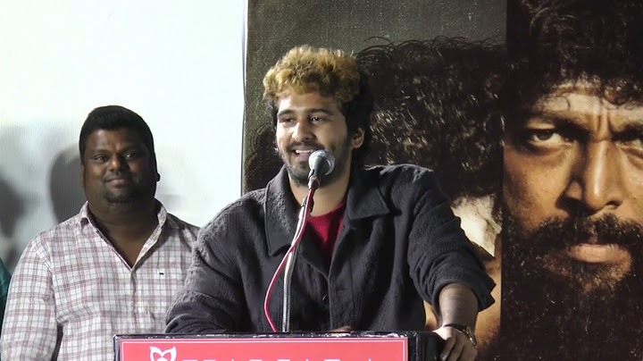 RDX Fame Shane Nigam Tamil Movie Debut Speech | Madraskaaran Teaser Launch