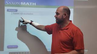 Lesson 115: Writing Percents as Fractions Part 2 (Saxon Math, Level 6)