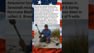 MAN'S METAL DETECTOR FINDS A SECOND METAL DETECTOR 🔍🏖️😂