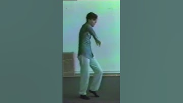 David Byrne rehearsing dances for Stop Making Sense tour (1983)