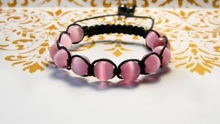 Как сделать браслет Шамбала. Shamballa Bracelet. Как сделать браслет Шамбала. Shamballa Bracelet.