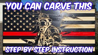 How to Make an EPIC Wooden American Flag Using a CNC Machine! screenshot 4