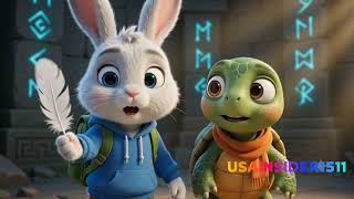 🐰 Bunny Helps Turtle Find a Secret Treasure! 🌟🐢 (Funny Ending)