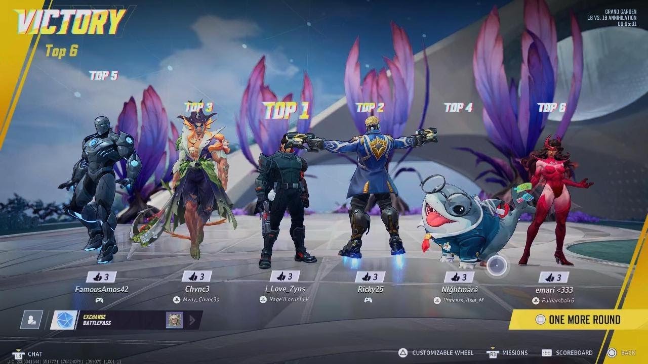 Marvel Rivals emari username emc_co86 psn co13