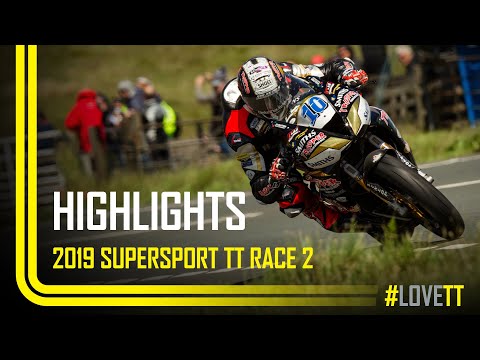 2019 Monster Energy Supersport TT Race 2 - Race Highlights | TT Races Official