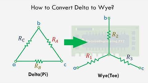 Delta to Wye Conversion Formula - Pi to Tee Conversion with Solved Example Problem