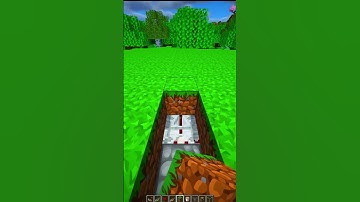 Minecraft Working Trashcan🗑️ 🤔