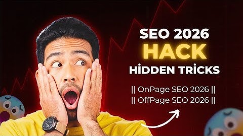 SEO 2026 Hidden Tricks || OnPage SEO || OffPage SEO ||