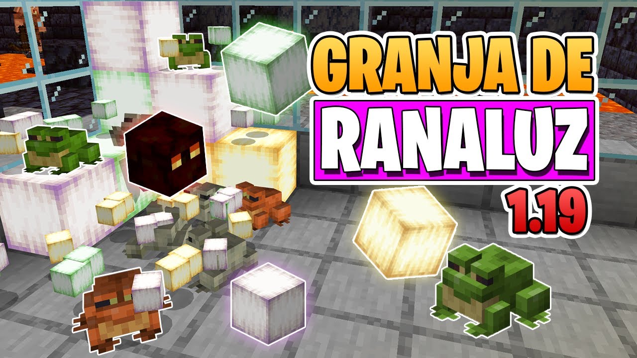 Minecraft Bedrock: GRANJA de RANALUZ 1.19 🔥🐸