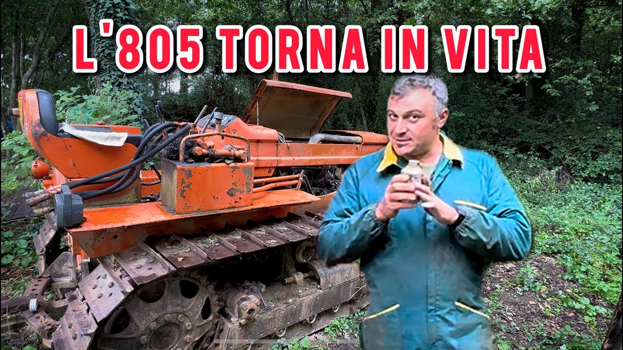 FIAT 805c, cambiamo la pompa dell'acqua, partirà al primo colpo??