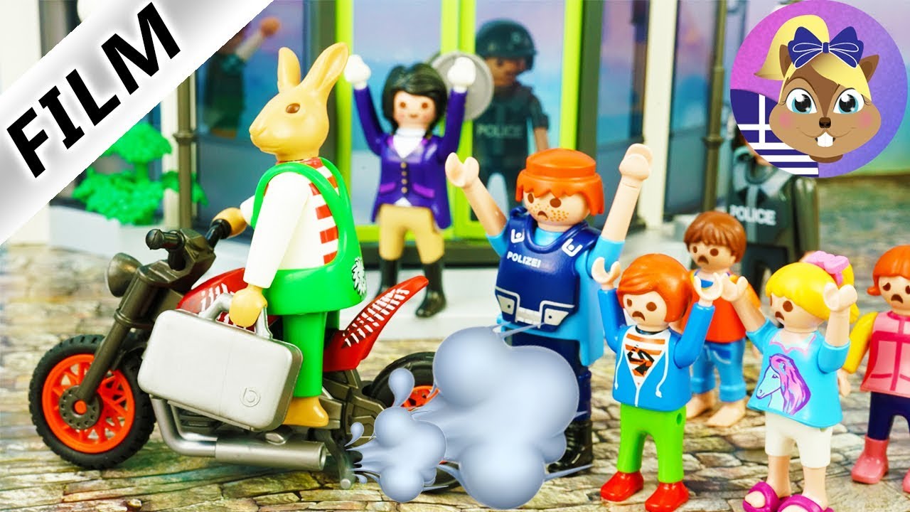 Playmobil ταινία: Κλέφτες με αποκριάτικη στολή. Η Άννα κι ο Αλέξανδρος βοηθάνε την αστυνομία.