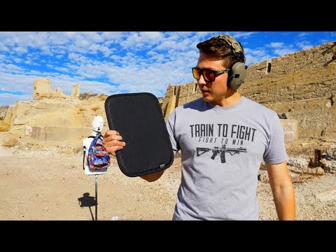 3A Body Armor VS Mag Dumps 9mm & 45mm (Backpack Insert)