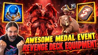 AWESOME MEDAL EVENT REVENGE DECK EQUIPMENT -Clash of Clans- E485