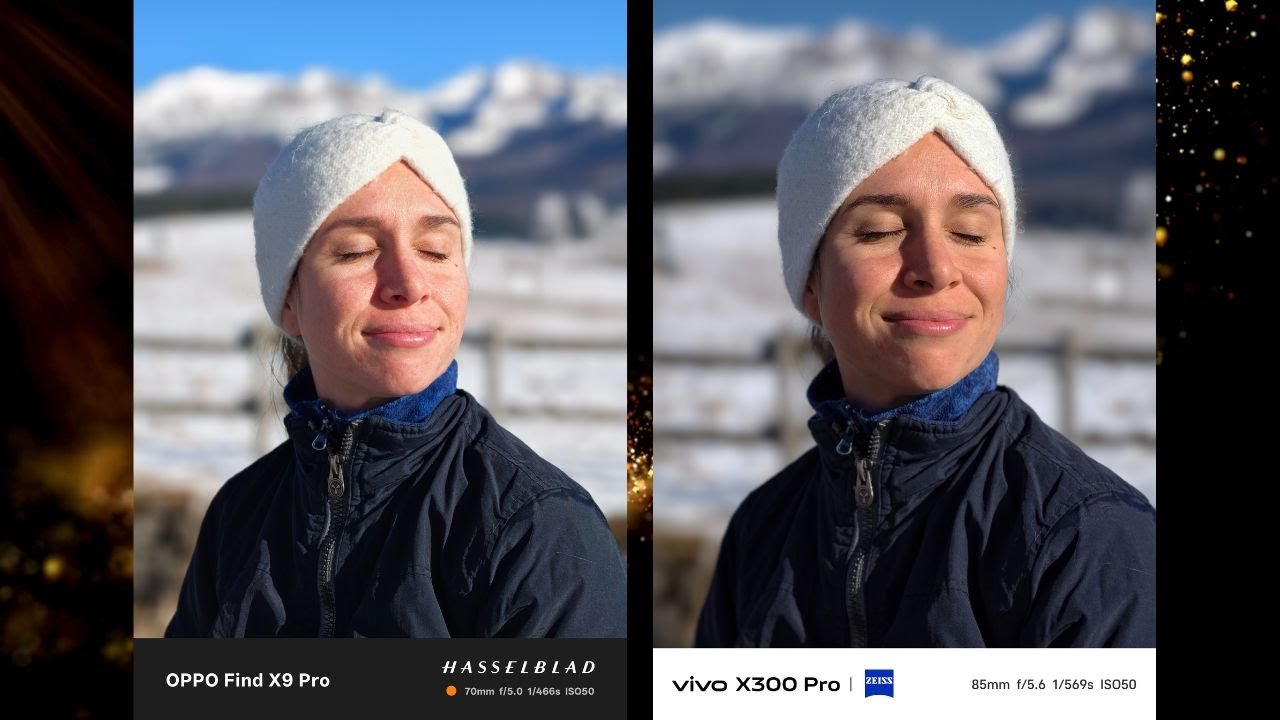 OPPO Find X9 Pro против VIVO X300 Pro: сравнение портретных камер и (сообщения подписчиков)