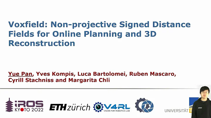 Talk by Y. Pan: Voxfield: Non-Projective Signed Distance Fields (IROS'22)
