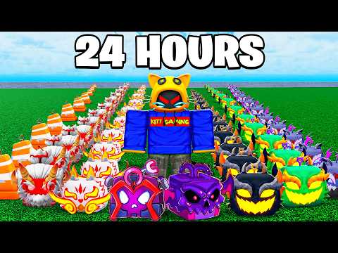 Getting EVERY Fruit in 24 hours - Blox Fruits Update 31
