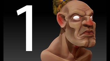 zbrush tutorial creating a 3d cartoon character No1