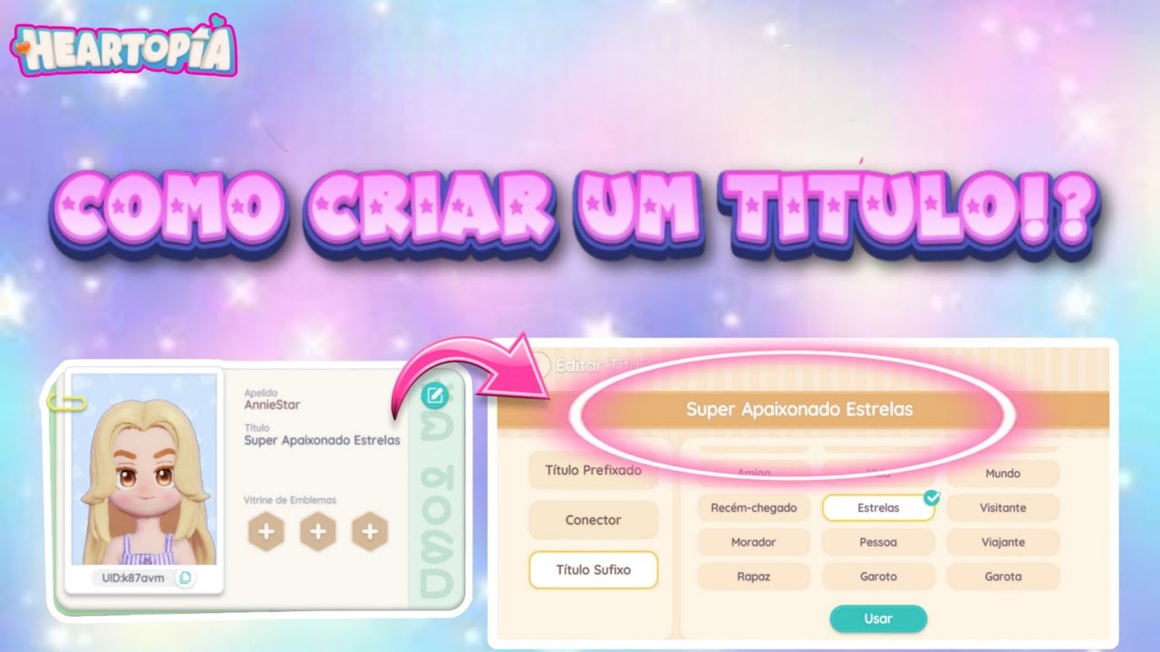 Complete a Missão | Criar Título | Heartopia PTBR