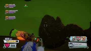 Plants vs Zombies GW2 Under/On Side of the Sewers Glitch