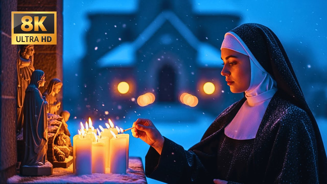 Silent Moon Over the Abbey | Gregorian Chants for Restful Sleep ✝️ Holy