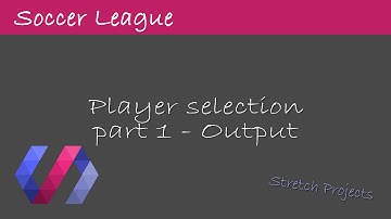 Player selection p1 (output) | PHP MVC Soccer League with Polymer