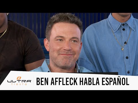 Ben Affleck habla perfectamente español y nos dice cuál es su palabra y comida preferida