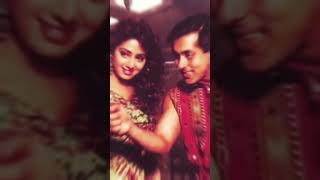 Salman Khan with Sridevi 