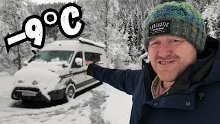 Extreme Solo Winter Vanlife Above The Arctic Circle