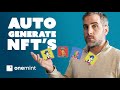Autogenerate nfts with onemint